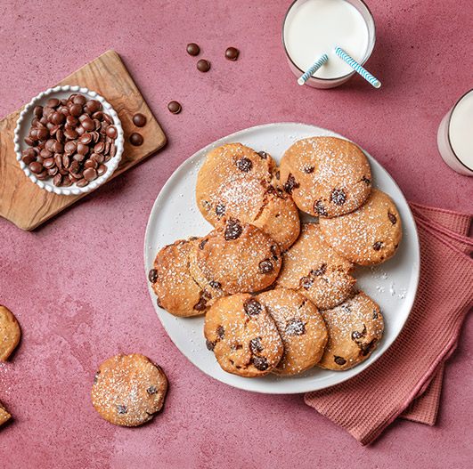 Cookies com pepitas de chocolate na Airfryer | Fula