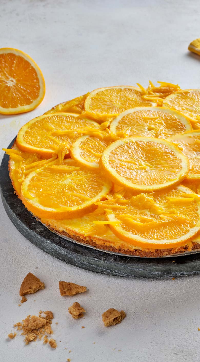 Cheesecake de laranja