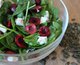 Salada de espinafres com cerejas